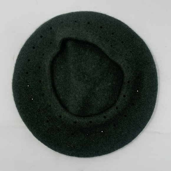 Scala pronto Chic Dark Green Beret hat - Picture 5 of 5